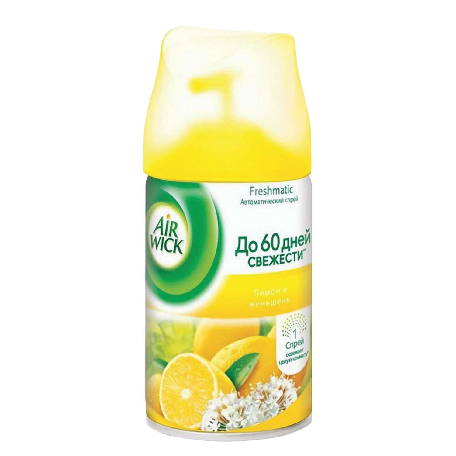 Сменный блок для освежителя воздуха Air Wick Лимон и женьшень 250 мл